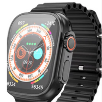 **Ceas Smartwatch S9 Ultra, Deluxe Edition, Incarcare Wireless, Notificare Apel, Ritm Cardiac, Monitorizare Somn + 2 Bratari Silicon CADOU