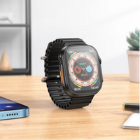 **Ceas Smartwatch S9 Ultra, Deluxe Edition, Incarcare Wireless, Notificare Apel, Ritm Cardiac, Monitorizare Somn + 2 Bratari Silicon CADOU