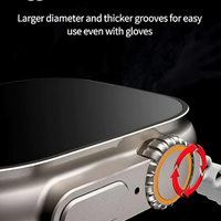 **Ceas Smartwatch S9 Ultra, Deluxe Edition, Incarcare Wireless, Notificare Apel, Ritm Cardiac, Monitorizare Somn + 2 Bratari Silicon CADOU