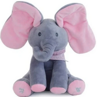 **Elefant De Jucarie, Cucu Bau, Interactiv, Canta si Vorbeste