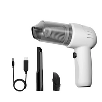 **Mini Aspirator Portabil Pentru Masina, Cu Alimentare La USB + 3 Capete De Aspirare Diferite