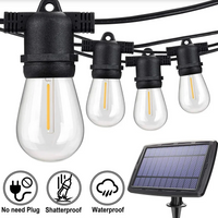 **GHIRLANDA LUMINOASA SOLARA 10 M CU 10 BECURI LED IP45