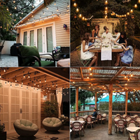 **GHIRLANDA LUMINOASA SOLARA 10 M CU 10 BECURI LED IP45