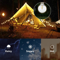 **GHIRLANDA LUMINOASA SOLARA 10 M CU 10 BECURI LED IP45