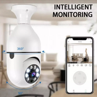 **SET 3 X CAMERE DE SUPRAVEGHERE IN BEC CU SOCLU, JORTAN