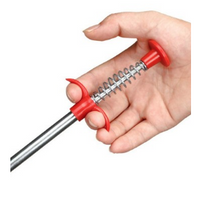 **Sarpe pentru desfundat tevi de scurgere, metalic, tub flexibil, 1,6 m