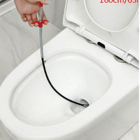 **Sarpe pentru desfundat tevi de scurgere, metalic, tub flexibil, 1,6 m