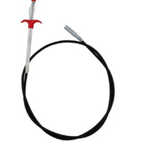 **Sarpe pentru desfundat tevi de scurgere, metalic, tub flexibil, 1,6 m