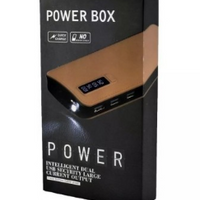 **Baterie externa 30000 mah cu display LCD, Led si 3 iesiri USB