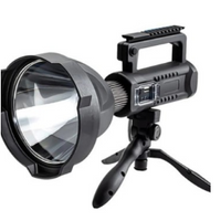 **Lanterna LED, reincarcabila, functie baterie externa, 4 moduri iluminare, trepied inclus