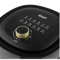 **Friteuză cu Aer RAF 6L – 1500W, Display Touch Screen, 12 Moduri de Gatire