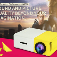 **Videoproiector LED Mini Portabil YG300 400-600 LM 1080P Full HD