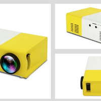 **Videoproiector LED Mini Portabil YG300 400-600 LM 1080P Full HD