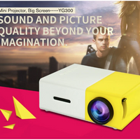 **Videoproiector LED Mini Portabil YG300 400-600 LM 1080P Full HD