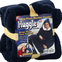 **Patura-hanorac cu gluga, confortabila, calduroasa si pufoasa Huggle Hoodie