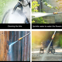 **Aparat de spalat electric cu presiune puternica, 1/2 acumulator 48V, 8L/min, 25 Bari