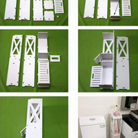 **Dulap vertical pentru baie, 80 X 15 X 15 cm, Alb