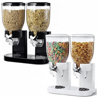 **Dispenser dublu pentru cereale, 4 Litri - cate 2L/dozator