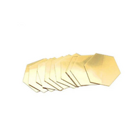 **Set 12 oglinzi acrilice autoadezive decorative forma hexagon, diametru 7, 13, 20 si 23 cm