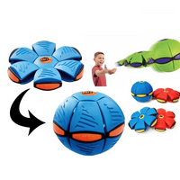 **Minge zburatoare transformabila in disc, cu iluminare LED