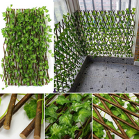 Pergola din lemn cu frunze, panou decorativ 60x180 cm