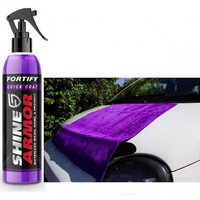 Kit ceara lichida Shine Armor Ceramic Wax, 236 ml + Laveta din microfibra