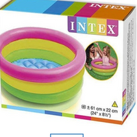 Piscina gonflabila Intex cu 3 inele, 61 x 22 cm