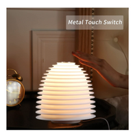 '-Umidificator aromaterapie cu lampa si control tactil, Lighthouse