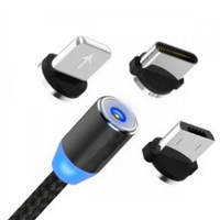 '-Cablu date fast universal 3in1 - microUSB, iPhone Lightning, Usb Type-C