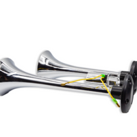 '- Claxon cu 2 goarne si electrovalva metalice, 24V Air Horn