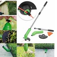 '- Trimmer portabil pentru gazon cu brat extensibil, functionare pe baterii teleMAG