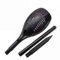 Lampa solara tip torta cu efect flacara, 51.5 cm
