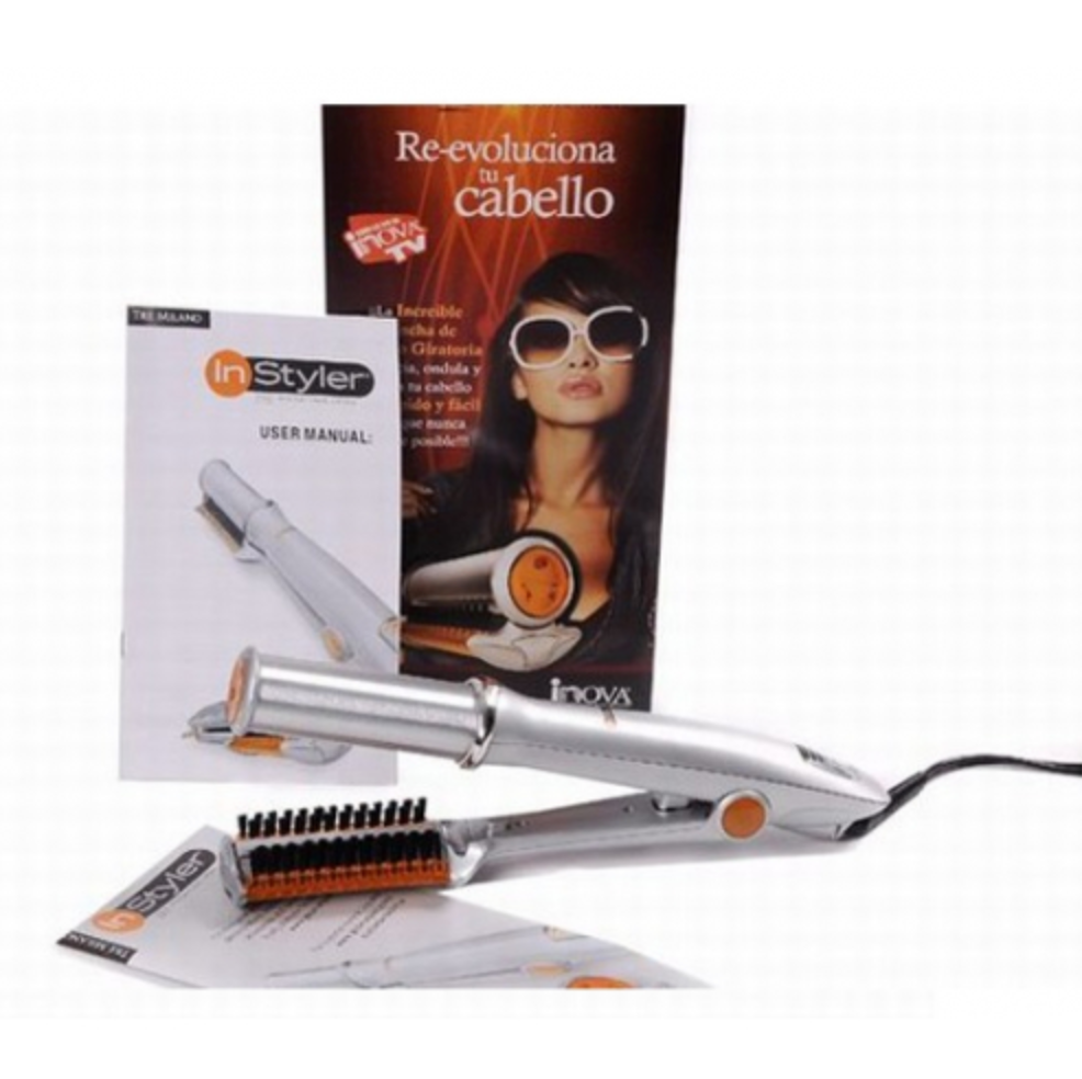 Perie rotativa pentru par InStyler cu aer cald. Rezultate vizibile imediat