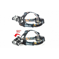 '- Lanterna de cap 3 Led Cree XML, T6, frontala + 2 acumulatori 18650