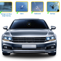 '- Kit reparare parbriz auto Genieforce, pentru repararea crapaturilor sau zgarieturilor din parbriz