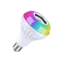 '- Bec inteligent cu difuzor, E27, tip boxa, 12W, bluetooth,