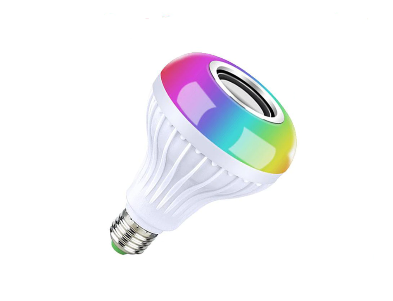 '- Bec inteligent cu difuzor, E27, tip boxa, 12W, bluetooth,