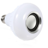 '- Bec inteligent cu difuzor, E27, tip boxa, 12W, bluetooth,