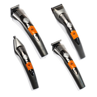 Masina de Tuns Zenino® - 7 in 1, Precizie Turbo, 4 Capete Diferite, Accesorii Incluse, Trimmer Barba si Par, Argintiu