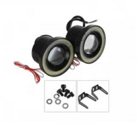 '- Set 2 proiectoare auto cu LED Angel Eyes, 76 mm, lumina alba