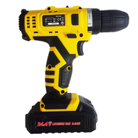 '- Set trusa bormasina de insurubat si bormasina de impact, 2 acumulatori si accesorii incluse, 3.0Ah, 24.4V