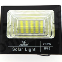 '- Proiector LED Jortan IP66 200W, panou solar si telecomanda cu functii multiple