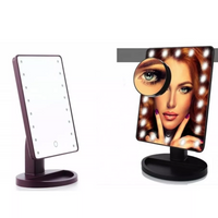 '-Oglinda cu LED-uri si touch pentru machiaj