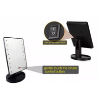 '-Oglinda cu LED-uri si touch pentru machiaj