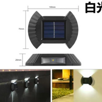 '- Set lampi solare bidirectionale pentru perete 4/ 8 / 12 bucati