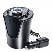 '- Modulator FM Bluetooth Auto, MCS Car-Cup, incarcator USB, MP3, microSD, AUX, Handsfree, Ecran LCD - BX7