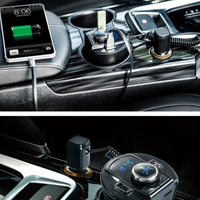 '- Modulator FM Bluetooth Auto, MCS Car-Cup, incarcator USB, MP3, microSD, AUX, Handsfree, Ecran LCD - BX7