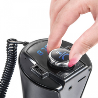 '- Modulator FM Bluetooth Auto, MCS Car-Cup, incarcator USB, MP3, microSD, AUX, Handsfree, Ecran LCD - BX7