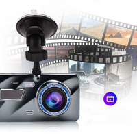 Camera de bord DVR, dubla, Full HD, 4”