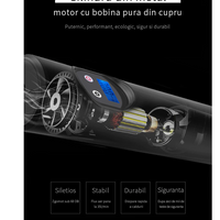 '- Compresor auto portabil, reincarcabil, fara fir, lanterna